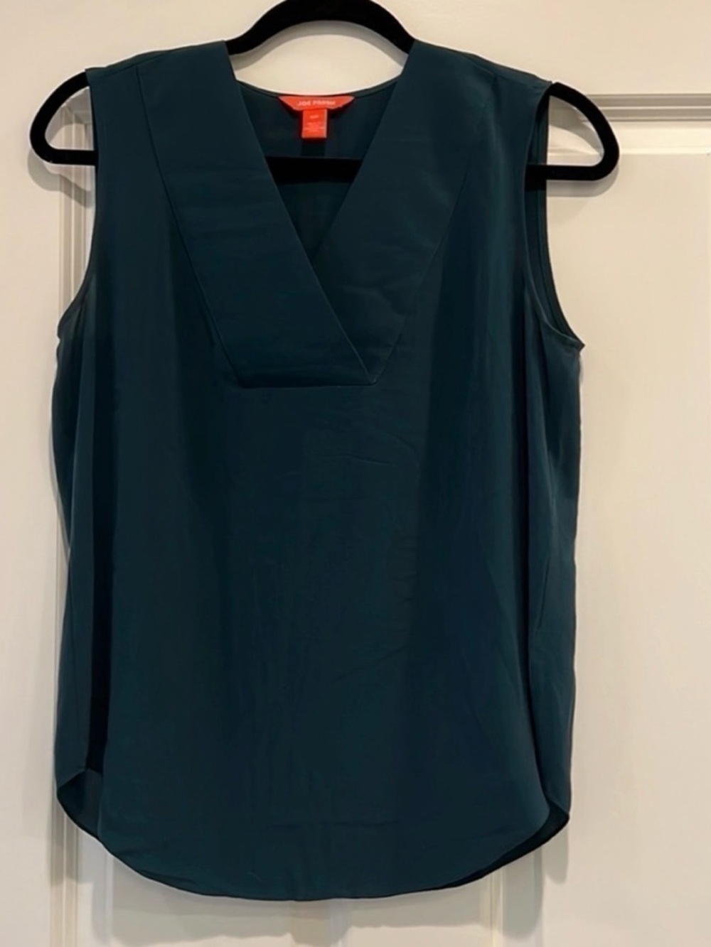 Joe Fresh 100% Silk Sleeveless Blouse – Teal – Size S